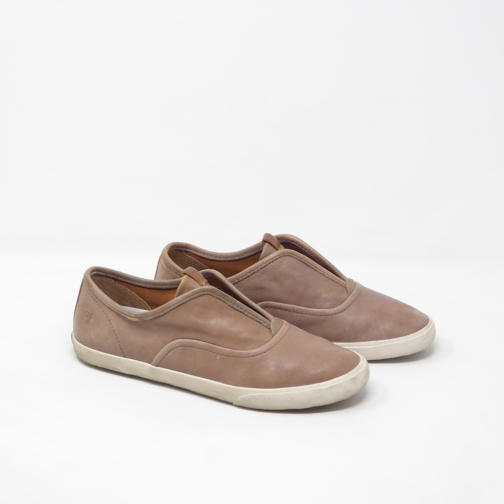 Frye Maya CVO Womens Shoes Sneakers Tan Leather Slip On Size 7M